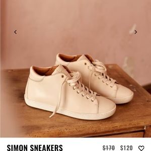 Sézane simon high top sneakers
